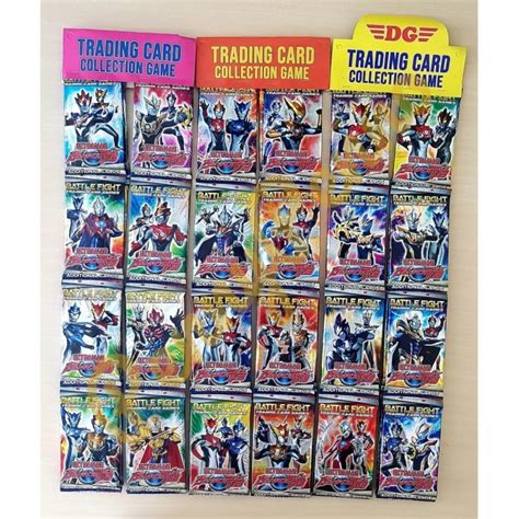 Jual Kartu Trading Card Game Ultraman 1 Pack Isi 10 Kartu Merek Dg