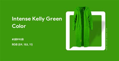 Intense Kelly Green Color Hex Code Is 3b990b