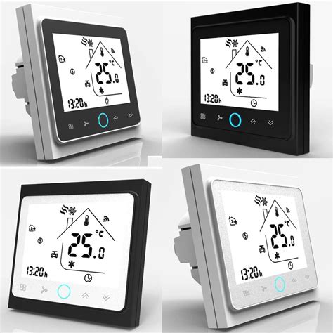 Modbus Fcu WiFi Digital Programmable Touch Screen Thermostat China HVAC Thermostat OEM And