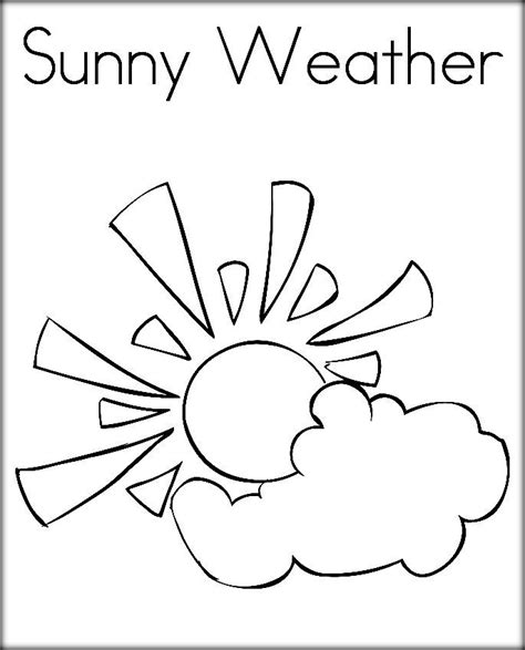 Sunny Coloring Pages At Free Printable Colorings