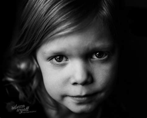 Moody Black And Whites Baltimore Maryland Child Portraits — Modern