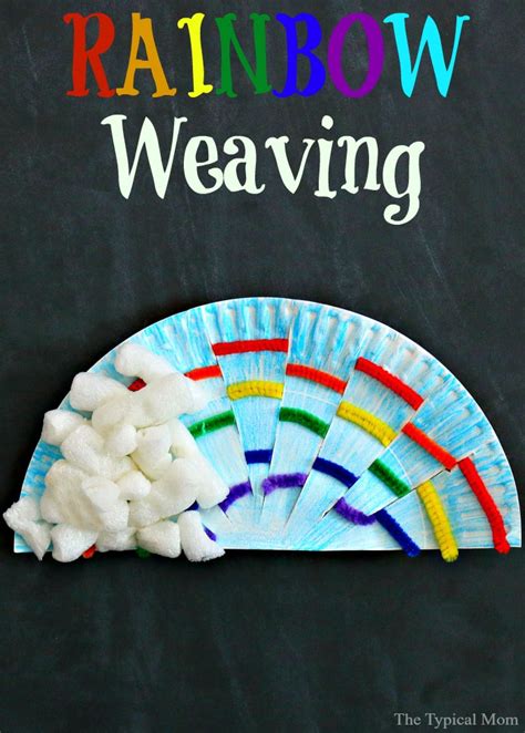 How to make this cute paper ladybug craft for kids i really enjoyed making this. Paper Plate Rainbow Weaving Art · The Typical Mom