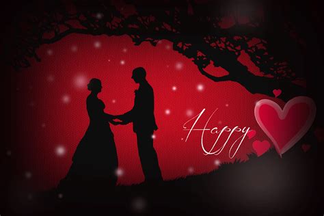 Couple Silhouette Happy Valentine S Day Gif Pictures Photos And