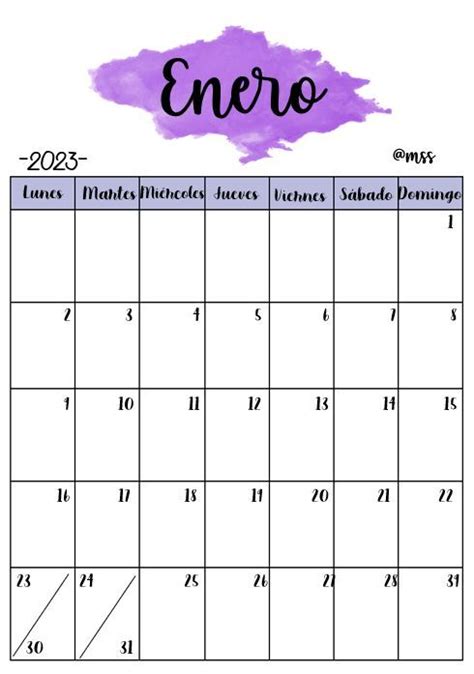Enero 2023 Calendario Para Escribir Calendario Para Imprimir Gratis