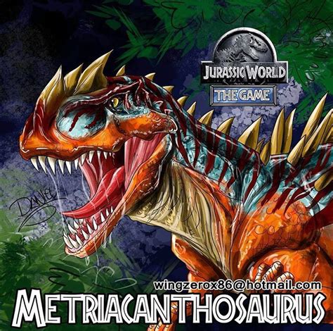 Metriacanthosaurus Lamejor Imagen Jurassic World Hybrid Jurassic World