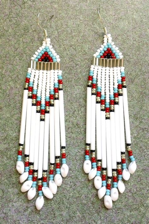 Printable Native American Beaded Earrings Patterns Free