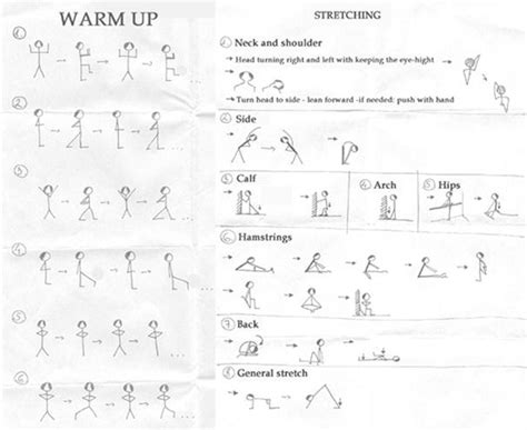 Warm Up And Stretching Program 4982820