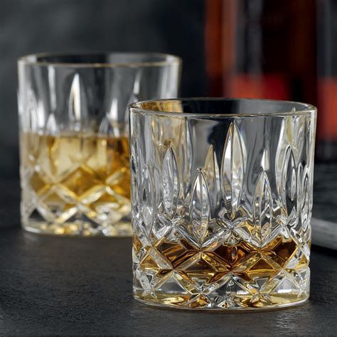 Nachtmann Noblesse Single Old Fashioned Whisky Tumbler Set Of 4 Glassware Uk Glassware