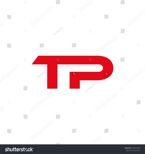 Tp Initial Letter Modern Logo Vector Stock Vector Royalty Free
