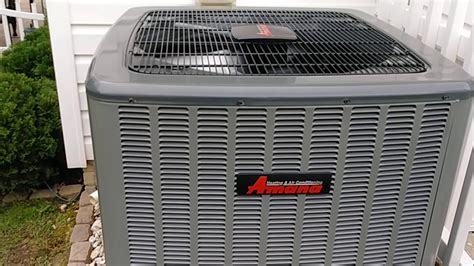 16 Seer Asx16042 35 Ton Amana Air Conditioner Unit Youtube