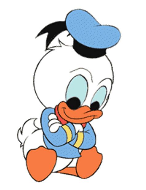 Cute Baby Donald Duck Disney Eye Roll 