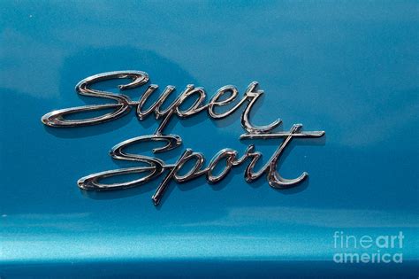 Chevy Super Sport Ii Emblem Photograph By Mark Dodd Fine Art America