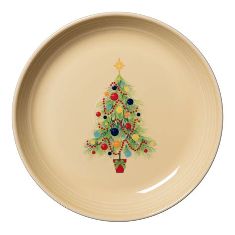 Christmas Tree Luncheon Bowl Plate Fiesta Factory Direct