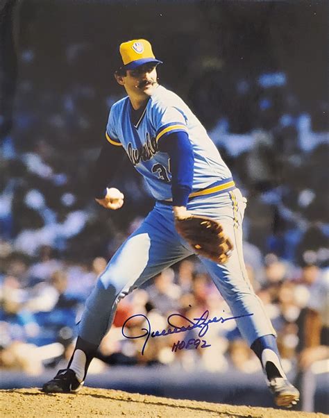 Autographed Rollie Fingers 11x14 Milwaukee Brewers Photo Main Line