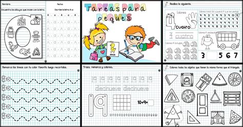 Cuaderno Preescolar Tareas Para Peques Imagenes Educativas