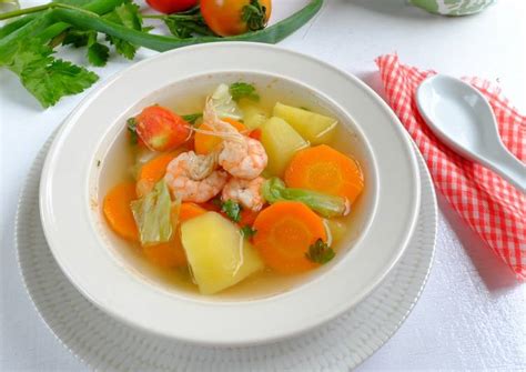 Resep dan cara masak sayur sop sederhana. Resep Sayur Sup Udang Simple yang Enak dan Mudah - Aneka ...