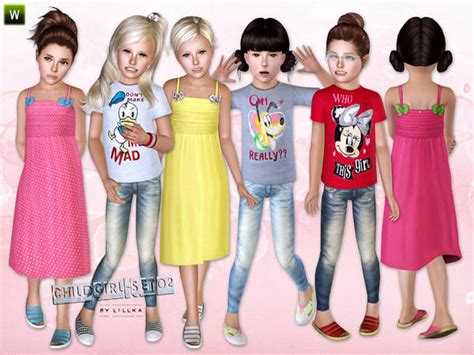 Custom Sims 3 Child Girl Set 02