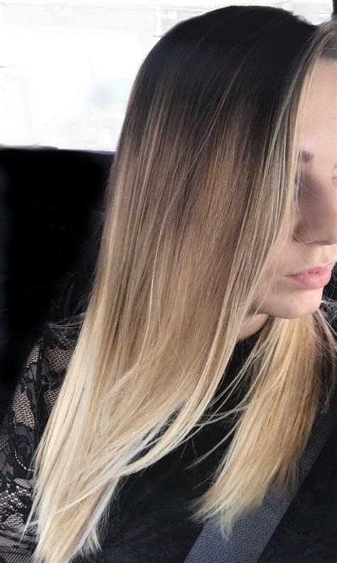 Dark Brown To Ashy Blonde Ombre Fashionblog