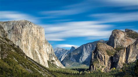 Escalada Da Formação Rochosa El Capitan Do Yosemite National Park No