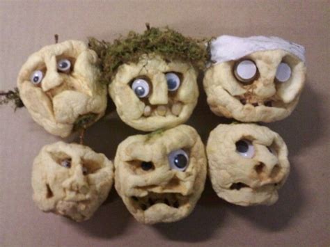 Shrunken Apple Heads For Halloween These Were So Fun To Make