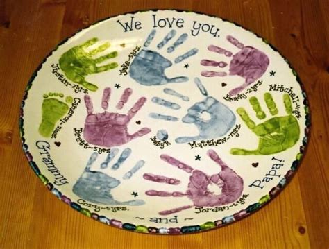 Ceramic Pottery Handprint And Footprint Ideas Christmas Mom Crafts