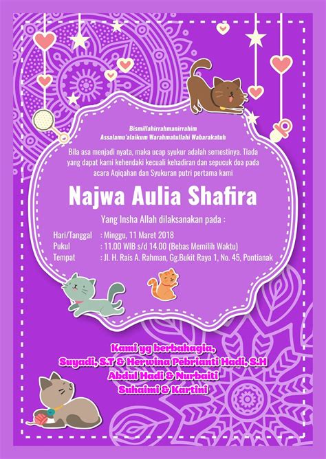 Google has many special features to help you find exactly what you're looking for. Kumpulan Contoh Template Undangan Aqiqah Cdr Unik Terbaru ...