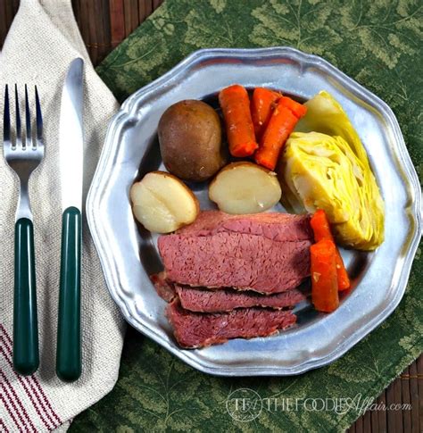 Slow cooker corned beef and cabbage is a classic recipe that is perfect for st. Simple Corned Beef Cabbage Slow Cooked Recipe