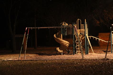 Liminal Space Playgrounds At Night Nostalgic Pictures Weird