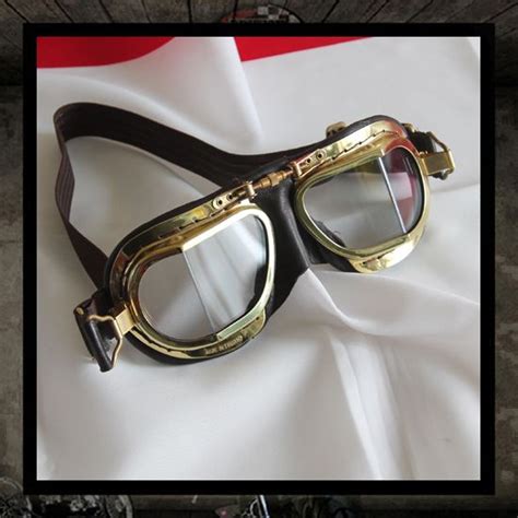 Brown Gold Halcyon Motorcycle Goggles Halcyon Goggles Available At