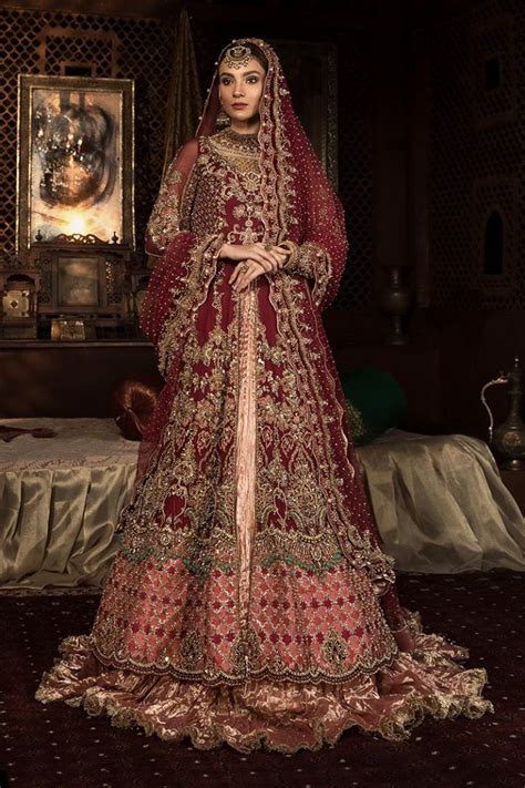 Pakistani Designer Bridal Dresses Maria B Brides 2024 Collection