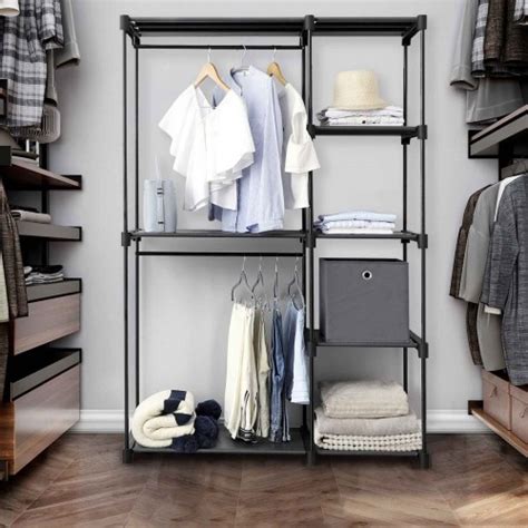 The durable closet organizer system is one of the most affordable options. Freestanding Closet Organizer - Closet Organizer | SONGMICS