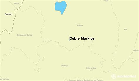 Where Is Debre Markos Ethiopia Debre Markos Amhara Map