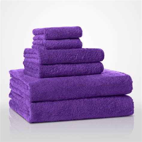 Get deals with coupon and discount code! Towels :: 16" x 29" - 100% Turkish Cotton Purple Terry ...