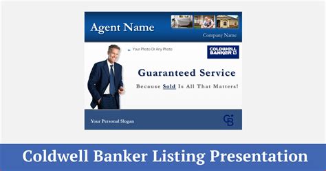 Coldwell Banker Listing Presentation Template For Cb Agents