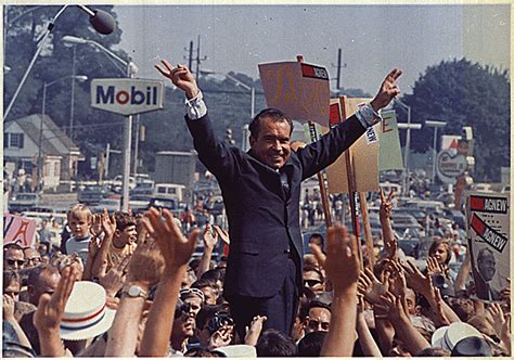 Civil Rights Movement Black Power Era Photo Nixon Campaigning