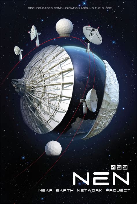 Poster Design For Nasas Near Earth Network Project Amika Studio