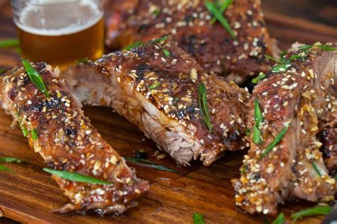 The only thing that would make these ribs better would be to smoke them for an hour before tossing them in the oven to finish them off. Korean Kalbi Baby Back Ribs • Steamy Kitchen Recipes Giveaways