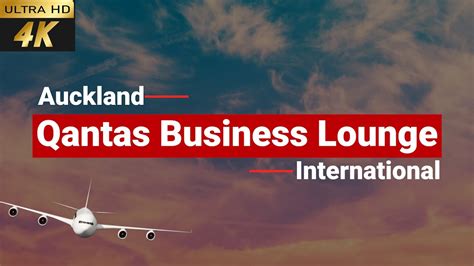 4k Qantas Business Lounge Auckland Airport Tour 2023 Qantas