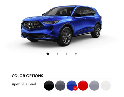 2022 Acura Mdx Color Options Frank Leta Acura