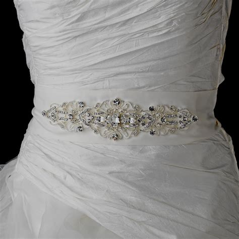 Wedding dress belts can be the perfect piece to tie together your look. Vintage Rhinestone Bridal Belt - Elegant Bridal Hair ...