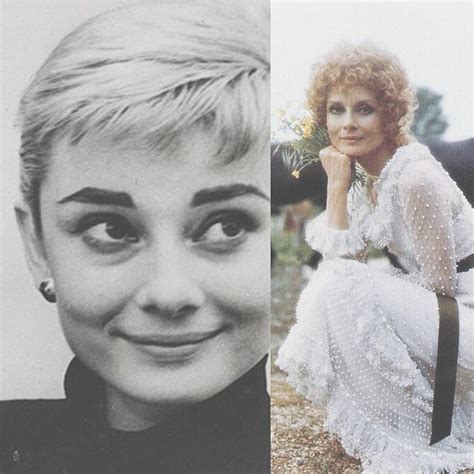 Audrey Hepburn As A Blonde For Ondine In 1954 And A Photo Shoot With Henry Clarke In 1971👩🏼
