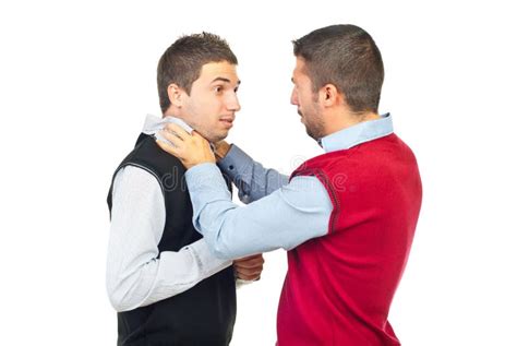 Two Men Fighting Stock Photo Image Of Fighting Facing 16418574