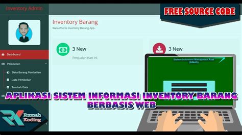 Aplikasi Sistem Informasi Inventory Barang Berbasis Web Free Source Code Youtube