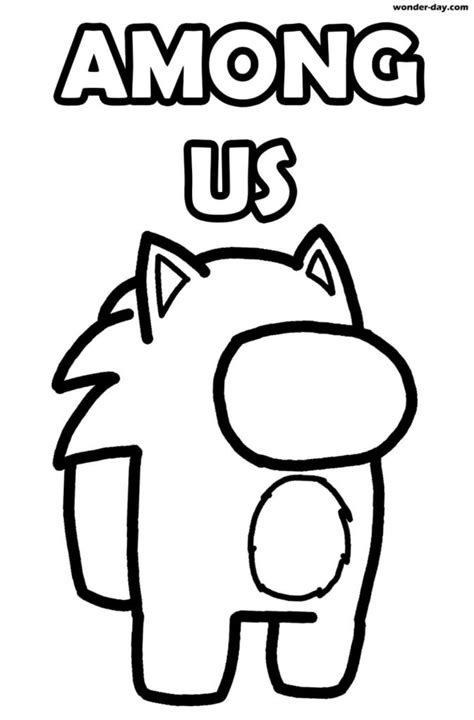 Among Us Coloring Pages Free Printable