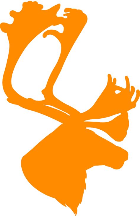Reindeer Head Silhouette | Free vector silhouettes