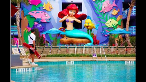 Little Mermaid Section Flipin Fins Pool Art Of Animation Resort