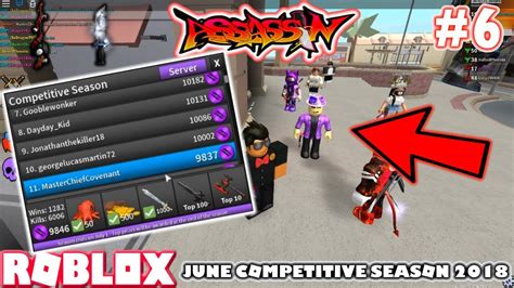 ROBLOX ASSASSIN JUNE COMP 2018 6 KRAMPUS WITH CRYSTALIZE GAMEPLAY