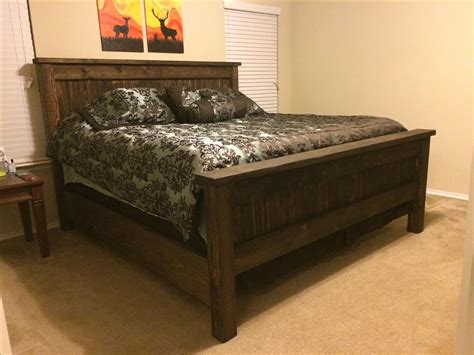 Custom Hardwood Bed Frame