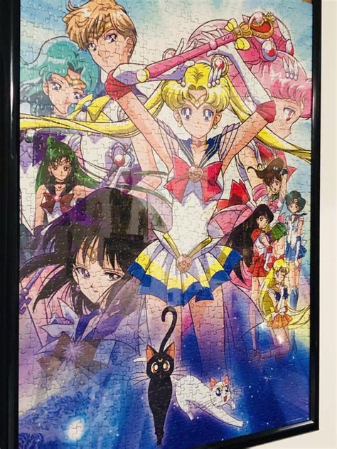1000 Piece Sailor Moon Puzzles I Put Together And Framed Sailormoon