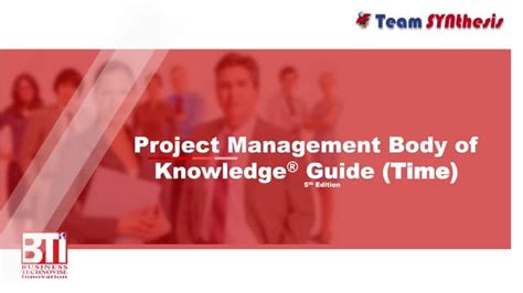 Project Management Body Of Knowledge Time Ppt